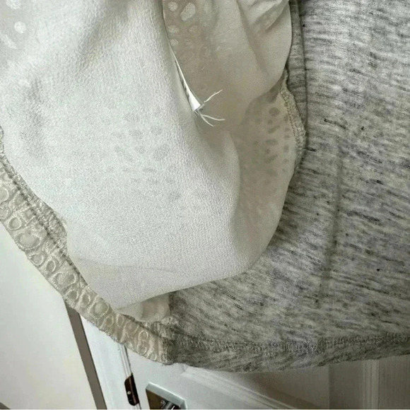 J. Crew Tank Top Lace Grey & White  Size Extra Small - Picture 15 of 16